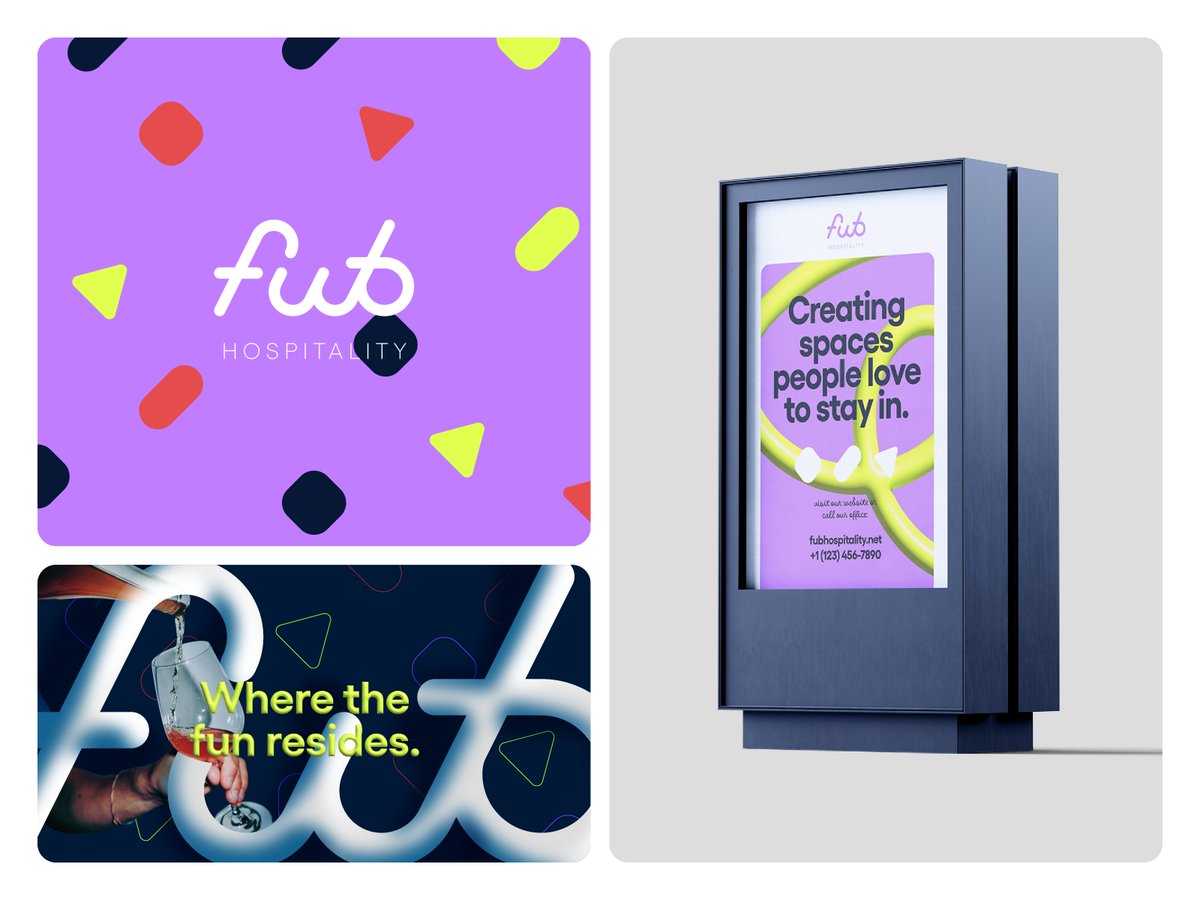 tuelldesign's tweet image. FUB Hospitality Direction 1