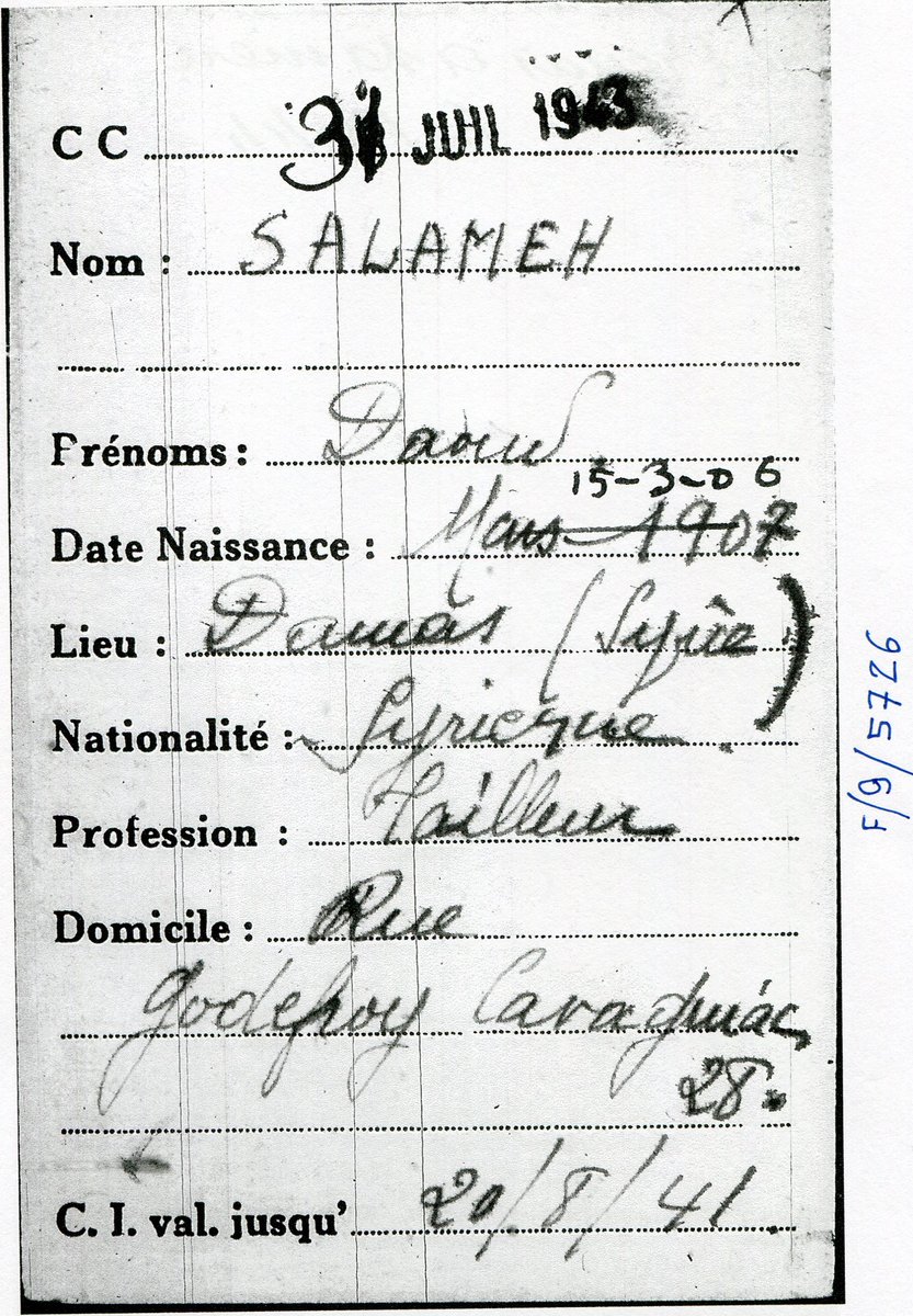 oldlevantine's tweet photo. #Vichy PM #PierreLaval called France’s Jewish protégés “déchets” in those days, and was happy to have done to the what he did
to #DaoudSalameh: taken from Vel d’hiv to #Drancy in July 1942, deported to #Auschwitz in #SNCF transport a year later.
July 16-17, 1942
July 16-17, 2025 https://t.co/KD9ra8tHpc