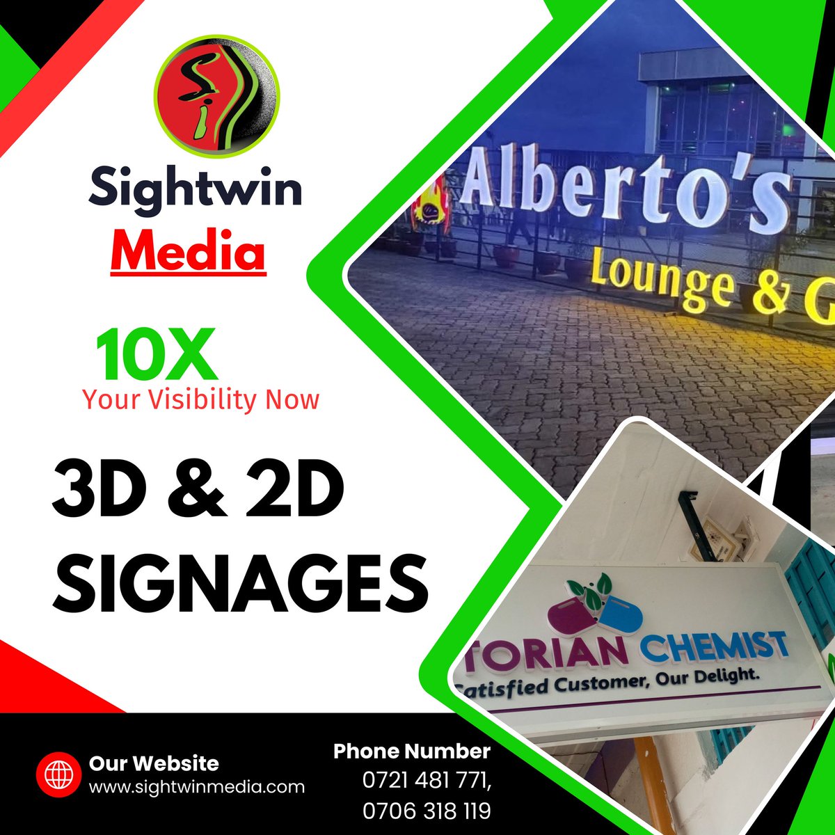 sightwinmedia's tweet photo. #branding #sightwinmedia #TrendingNow 
Inspire your customers with our amazing 3D signs https://t.co/khC3n2vdyl