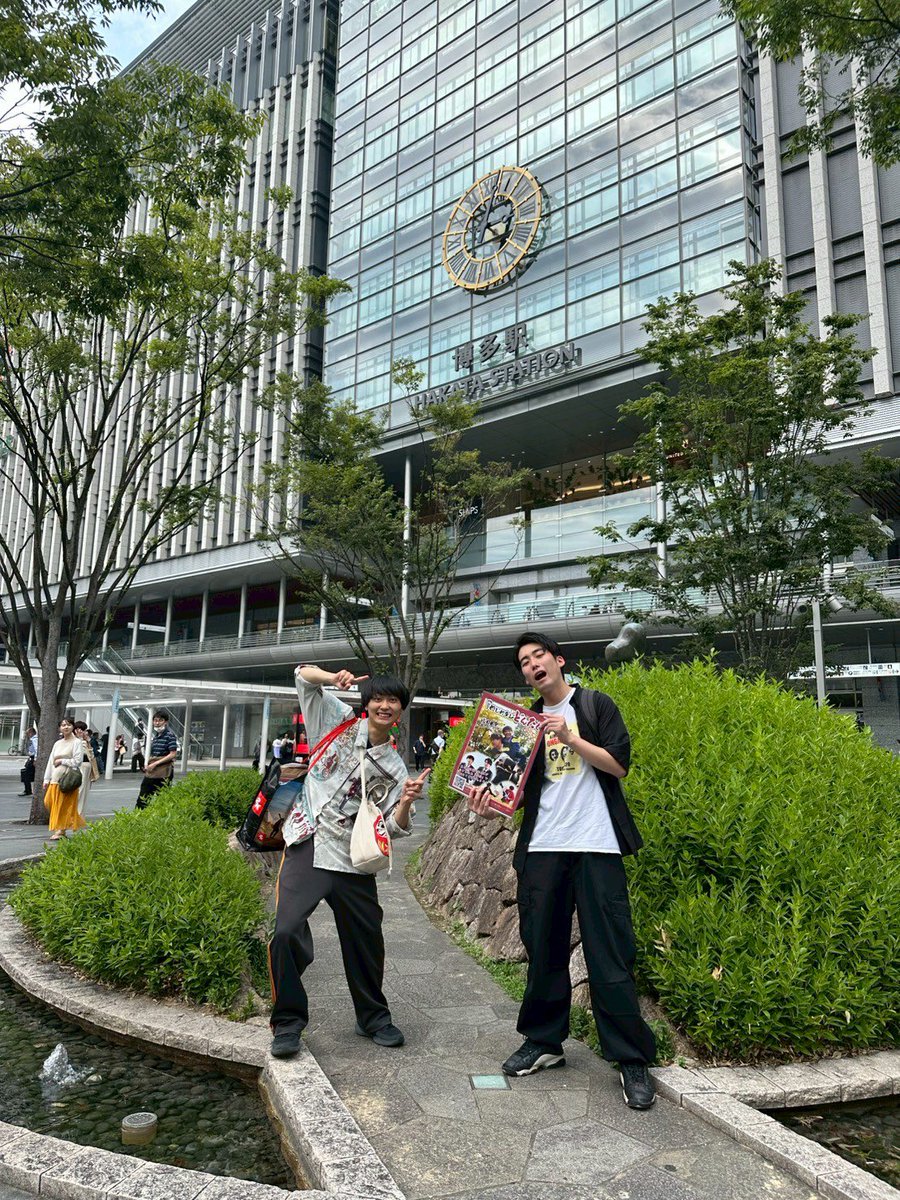 宣伝活動するため福岡に来ました！！！