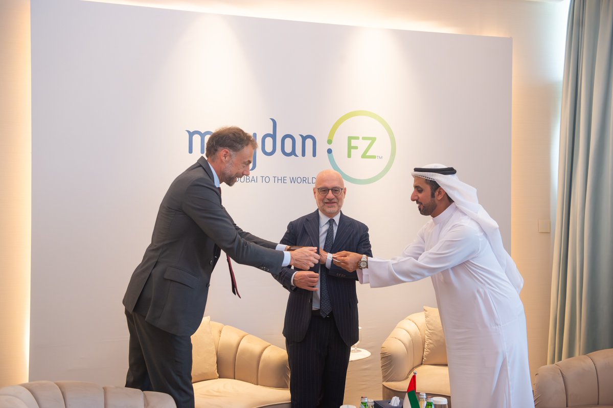 MeydanFreezone's tweet image. Strengthening International Ties 🇮🇹 🤝 🇦🇪
We were honored to welcome H.E. Lorenzo Fanara, Ambassador of Italy, and Mr. Edoardo Napoli, Consul General, to Meydan Free Zone.
#MeydanFreeZone #BusinessSetup #GlobalBusiness #InternationalPartnerships