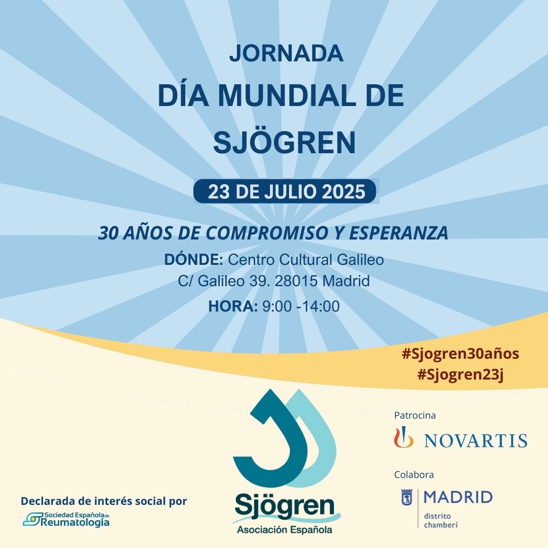 🤗 MUCHAS GRACIAS a SER Hoy por Hoy Andújar (Jaén) <a href="/CadenaSERJaen/">SER Radio Jaén</a> , a TV Noticias 14:00h (7 julio 2025) La 8 Palencia de Castilla y León <a href="/la8palencia/">La 8 Palencia</a> , y a TV L’Hospitalet (Barcelona) <a href="/TelevisioLH/">Televisió L'Hospitalet</a> por ayudarnos a visibilizar la enfermedad de #Sjögren en sus plataformas, a través