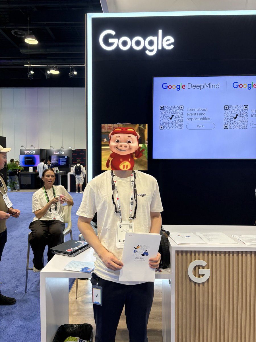 XiangruTang's tweet image. volunteer at Google booth #ICML25 as a research intern and then grab a drink!