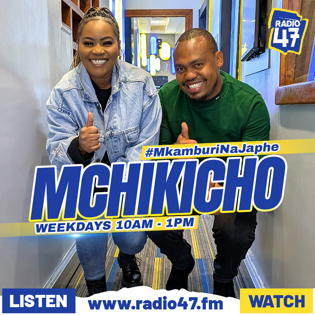 The biggest, baddest mid-morning show is on 🔥✌. Join <a href="/ChigogoMkamburi/">Mkamburi Chigogo</a>  <a href="/McJaphe_/">Mc Japhe</a>  for pure vibes. 🥳
#MkamburiNaJaphe #HapaNdipo