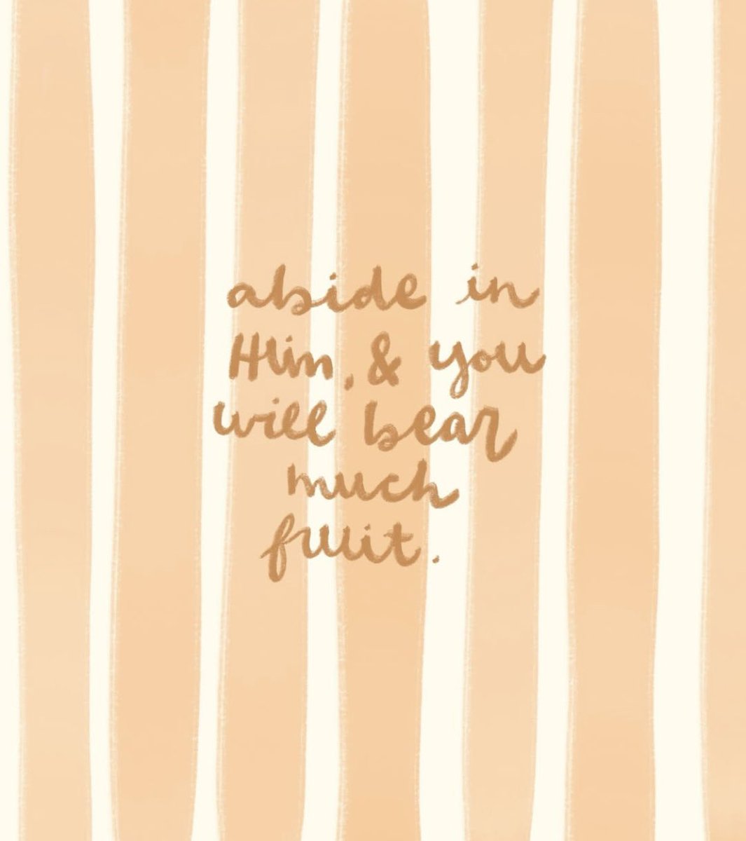 THELAMBUK's tweet image. “I am the vine; you are the branches. Whoever abides in me and I in him, he it is that bears much fruit, for apart from me you can do nothing.” John 15:5 🧡 #AbideInChrist #Hallelujah #TrustGod #WalkWithGod 

Image from lifewithryleee.