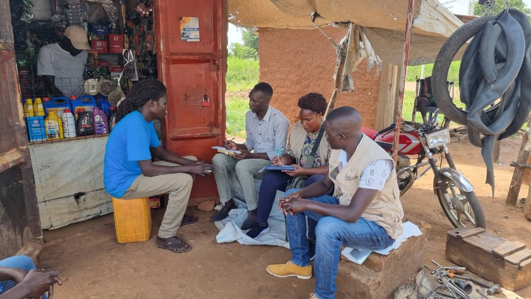 Conducting a mapping exercise of local artisans across various trades in Omugo Sub-county to better understand skills distribution and support opportunities.