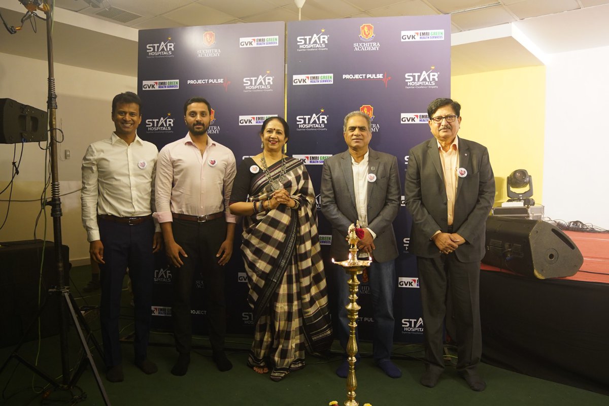 SuchitraAcad's tweet image. Introducing Project Pulse! ❣️💓 CPR awareness initiative by Suchitra Academy with @GVKEMRI &amp;amp; @StarHospitals. Empowering students &amp;amp; communities with life-saving skills. #ProjectPulse #CPRAwareness #LifeSavingSkills #SuchitraAcademy