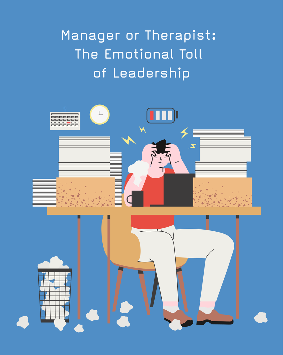 Times have changed for managers. Many now carry their team’s stress, burnout, and personal crises, sometimes holding it all together. Leadership is more human, but also more exhausting.

 Here’s how to manage the emotional toll: eu1.hubs.ly/H0lMP0d0

#Management #Procurement