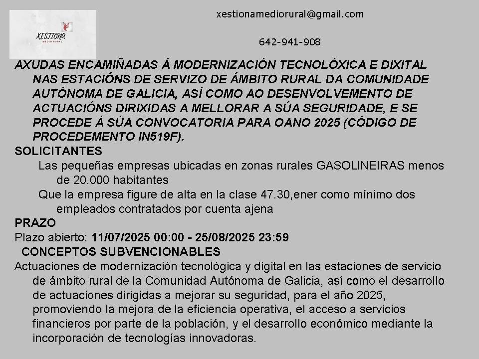 Axudas a gadolineiras