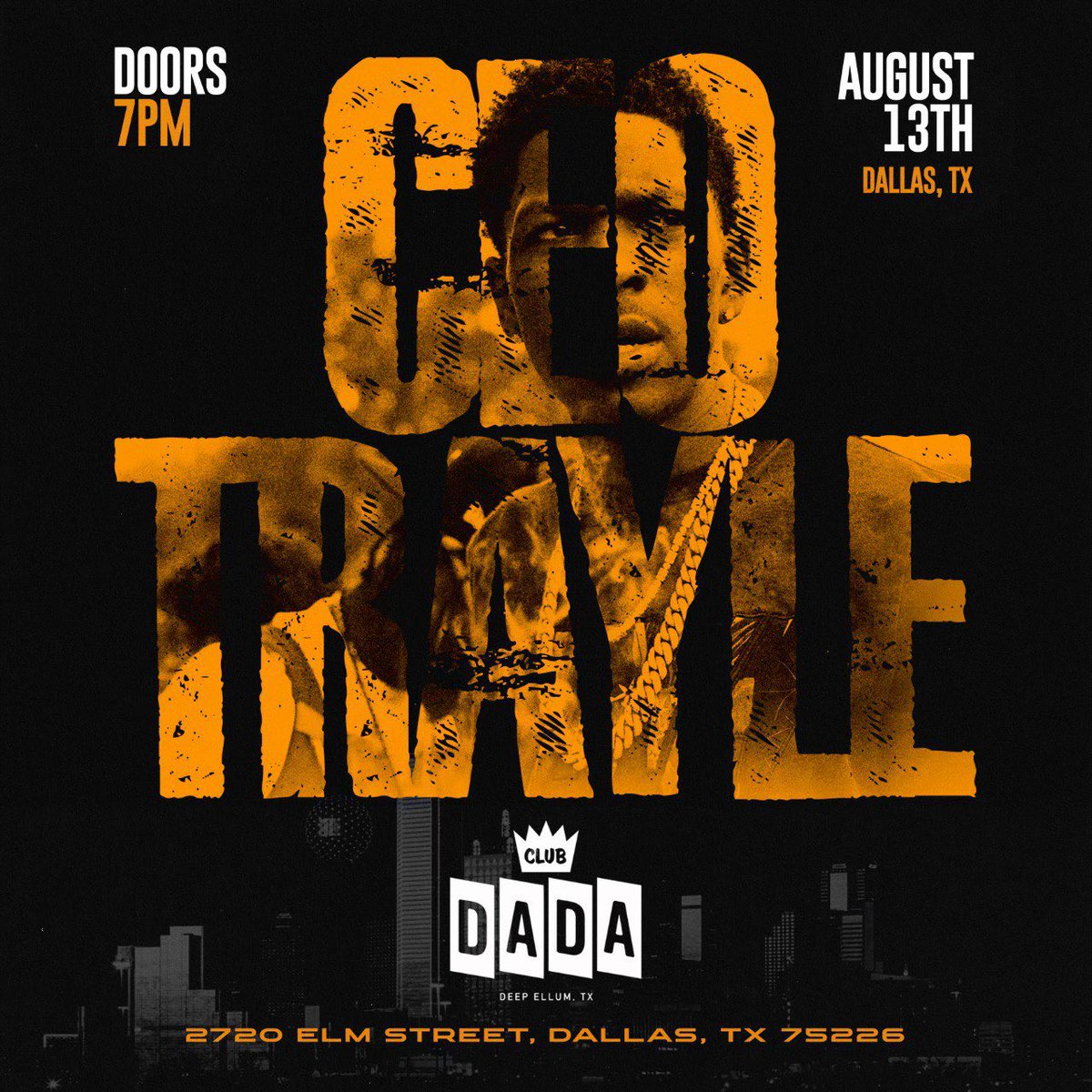 ceotrayle_'s tweet photo. i think I’m droppin’ real soon 🚪

Dallas Show Aug 13th 🎟️🎫 https://t.co/WVSm9AhZBH https://t.co/YzUA2VBMhA