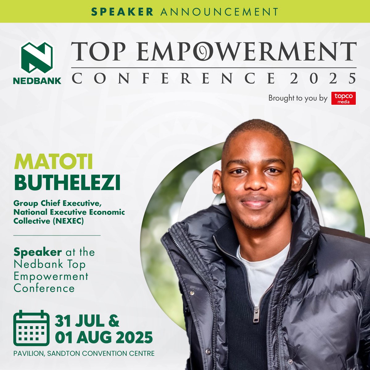TopEmpowerment (@topempowerment) on Twitter photo 7 founders. 50+ changemakers. One mission: economic #Transformation powered by #YouthEmpowerment.
<a href="/iambuthelezii/">BIG BLACK TRUCK⁶𓅓</a> built <a href="/nexecza/">National Executive Economic Collective</a> to turn the youth into architects of the economy, not just participants.
🎯 Join the movement at #NedbankTopEmpowerment 2025 hubs.la/Q03vzgql0 7 founders. 50+ changemakers. One mission: economic #Transformation powered by #YouthEmpowerment.
<a href="/iambuthelezii/">BIG BLACK TRUCK⁶𓅓</a> built <a href="/nexecza/">National Executive Economic Collective</a> to turn the youth into architects of the economy, not just participants.
🎯 Join the movement at #NedbankTopEmpowerment 2025 hubs.la/Q03vzgql0