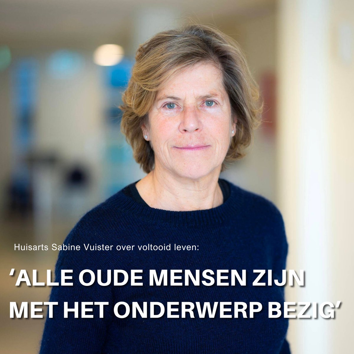 Huisarts Sabine Vuister zat aan tafel in de Tweede Kamer over #voltooidleven. 💬 “Ik was de enige die dagelijks met patiënten spreekt.” Ze pleit voor ruimte voor eigen regie — ook vóór je 75 bent.

Lees haar verhaal via: nvve.maglr.com/huisarts-sabin…