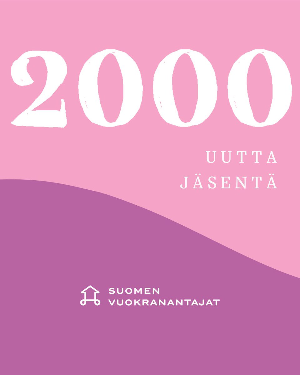 Yhdistykseen on tänä vuonna liittynyt jo yli 2000 uutta jäsentä. Se on ihan valtava määrä ja olemme erittäin otettuja teistä ihan jokaisesta 😍

Lämpimästi tervetuloa mukaan hyvien vuokranantajien yhteisöön ❤️

Etkö sinä ole vielä jäsen? Lue lisää: vuokranantajat.fi/liity