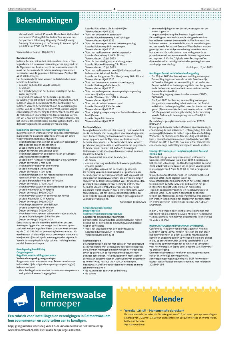 Gemeente Reimerswaal (@gem_reimerswaal) on Twitter photo 📰Nieuws en 📣bekendmakingen van deze week in 🗞Reimerswaal Informatie
#reimerswaalvandaag 📰Nieuws en 📣bekendmakingen van deze week in 🗞Reimerswaal Informatie
#reimerswaalvandaag