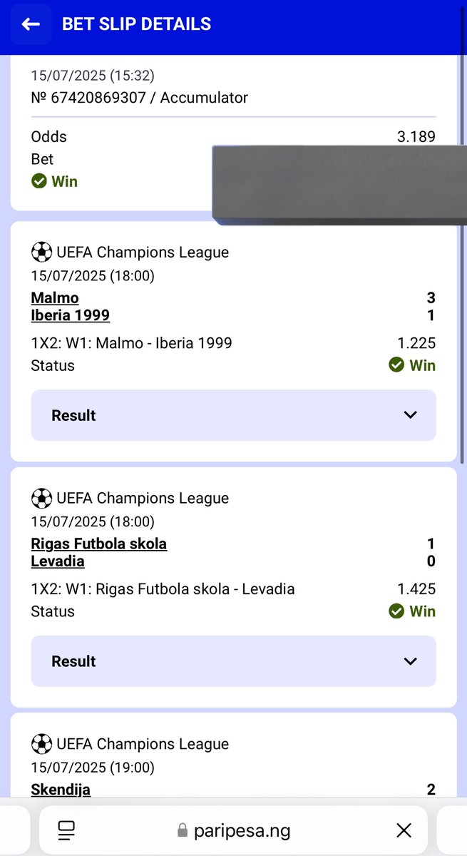 Joyfultips 🍏💥 (@joyfultips) on Twitter photo Money tripled on paripesa successfully, congratulations if you staked 
Register your account here to get bonus paripesa.bet/jft01 Money tripled on paripesa successfully, congratulations if you staked 
Register your account here to get bonus paripesa.bet/jft01