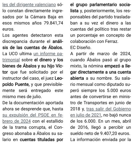 VíctorSánchezdelReal (@sanchezdelreal) on Twitter photo Exactamente como dije. Resulta que el Congreso pagaba la nómina de <a href="/abalosmeco/">José Luis Ábalos</a> . Pero de forma alambicada lo hacía en una cuenta del PSOE, de allí le transferían a él. Pero la nómina, con su papel de “nómina” ha sido y es del Congreso. El chanchullo del PSOE debe revisarse Exactamente como dije. Resulta que el Congreso pagaba la nómina de <a href="/abalosmeco/">José Luis Ábalos</a> . Pero de forma alambicada lo hacía en una cuenta del PSOE, de allí le transferían a él. Pero la nómina, con su papel de “nómina” ha sido y es del Congreso. El chanchullo del PSOE debe revisarse