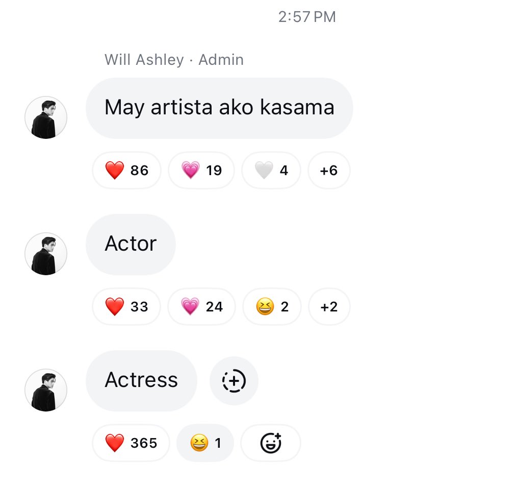 ate klang on will ashley’s igs! 🥹💌 grabe naman si aktor/aktres! hahahaha