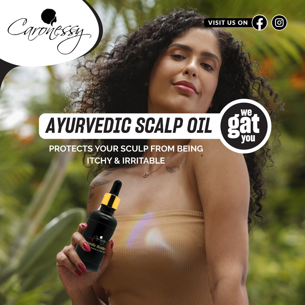 caronessy's tweet photo. "Say goodbye to itchiness and irritation!  Protect your scalp naturally with our Ayurvedic Scalp Oil. Feel the difference, look confident. #HealthyScalp #AyurvedicBeauty #SelfCare" https://t.co/Ncrk2l5s7P