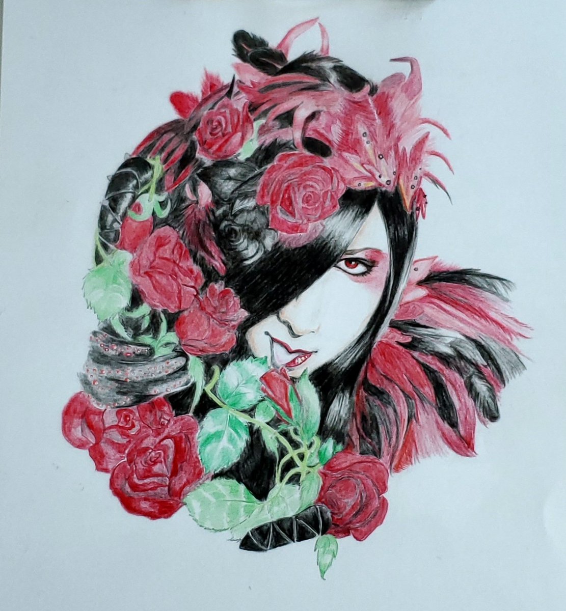 Ice_000kita's tweet photo. D ASAGIさん🌹

 #V系ファンアート 
 #LEVELINFINITY https://t.co/WGlB5woqLg