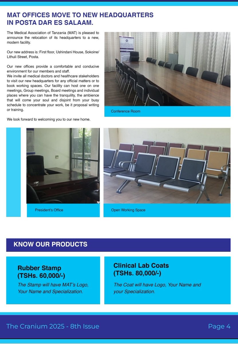 Dr. Peter Msinde (@msinde_junior) on Twitter photo 8th edition cranium newsletter is out
You can access via drive.google.com/file/d/1MXUXx2…
<a href="/ProfJanabi/">Prof. Mohamed Janabi</a>
<a href="/mugishankoronko/">Dr. Mugisha Ntiyonza Nkoronko M.D</a> 
<a href="/wizara_afyatz/">Wizara ya Afya Tanzania 🇹🇿</a> 
<a href="/association_mat/">Medical Association of Tanzania (MAT)</a> 
<a href="/rash_mdaki/">Dr. Rashid Mdaki</a> 8th edition cranium newsletter is out
You can access via drive.google.com/file/d/1MXUXx2…
<a href="/ProfJanabi/">Prof. Mohamed Janabi</a>
<a href="/mugishankoronko/">Dr. Mugisha Ntiyonza Nkoronko M.D</a> 
<a href="/wizara_afyatz/">Wizara ya Afya Tanzania 🇹🇿</a> 
<a href="/association_mat/">Medical Association of Tanzania (MAT)</a> 
<a href="/rash_mdaki/">Dr. Rashid Mdaki</a>