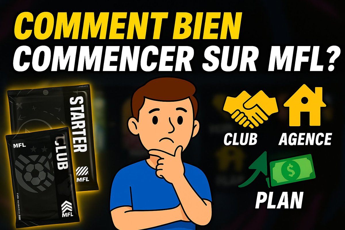 _Nes_12's tweet image. 🎬 Bien débuter sur MFL – Le Guide

✅ Comprendre le jeu
📊 Stratégies selon ton budget
⚠️ Erreurs à éviter
💰 Gagner &amp;amp; utiliser les $MFL
Tu veux te lancer ? Pose les bonnes bases 👇
🎥 youtu.be/yp6KWp-7jrE
🟢 app.playmfl.com/?referrer=DE9B…
#MFL #FMlike #NFTFootball #FootballManager