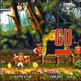 sir_top_and_hat's tweet image. Learn about Top Hunter: Roddy & Cathy on #NeoGeo Super pocket #arcade
The original arcade release was dubbed 100 mega shock as it large cartridge size was 112 mebibits
Top Hunter shares visual similarities with Metal Slug, particularly in its cartoonish style & robotic vehicles