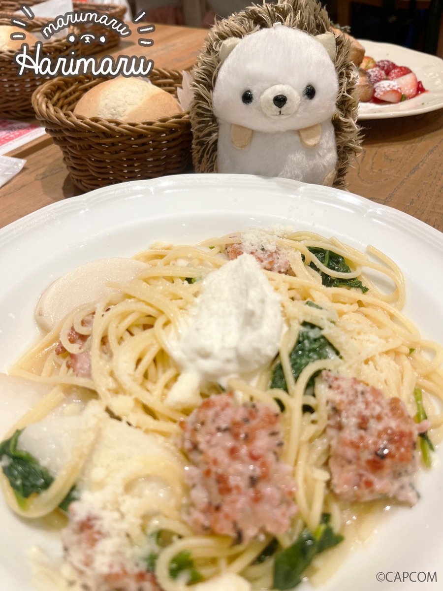 ooHARIMARU's tweet image. あつくても きちんとごはんをたべないとダメですよ！
ぼくが しっかりみまもっていますからね👀✨

＃はりまる🦔