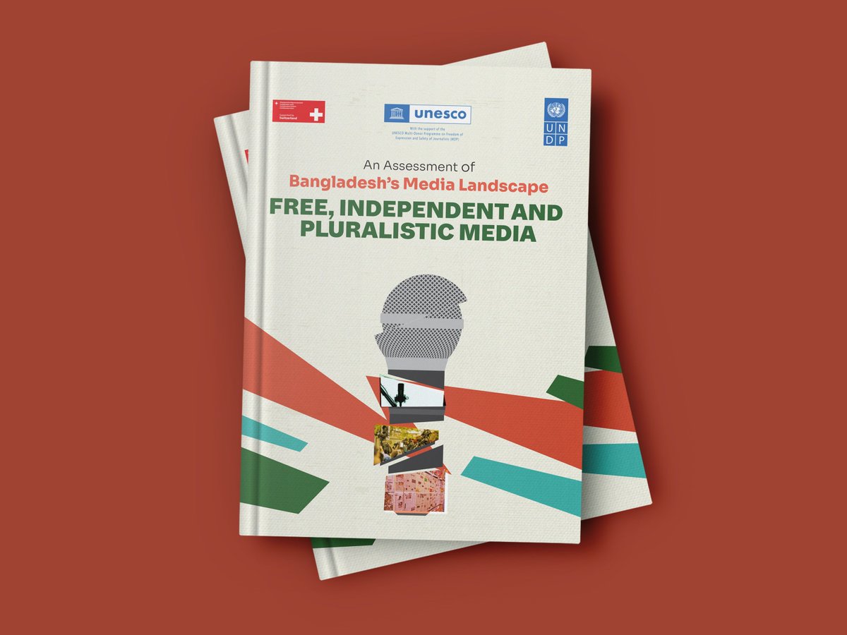 UNDP_BD's tweet image. After Bangladesh’s 2024 mass uprising, @UNDP 🇧🇩 & @unescodhaka released an 'Assessment of Bangladesh’s Media Landscape', supported by @SwissAmbBD🇨🇭, spotlighting challenges & pathways for a free, safe & inclusive media. Download the full report here: t.ly/7rWM_