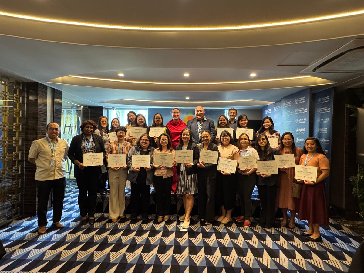 RD_WPRO's tweet image. 👏Congratulations to the cohort who just completed the Women’s Safety & Security Awareness Workshop at @WHOWPRO!
This session delivered by Ms Miet De Ceunynck, a Security Training Officer from the WHO Academy, drew on her extensive experience as a certified female security…