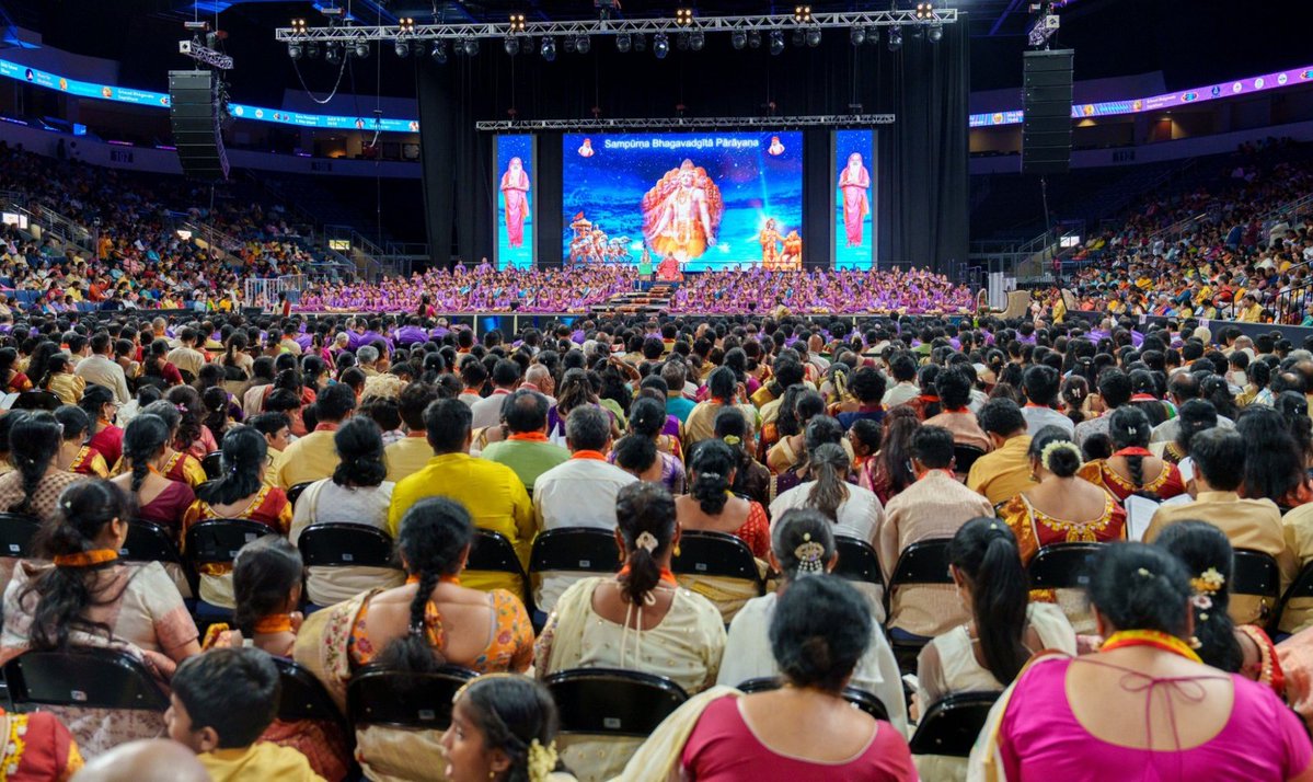 It doesn’t ask for allegiance—it gives awakening.
And that’s what Swamiji carried across oceans.
<a href="/SgsSwamiji/">Sri Ganapathy Sachchidananda Swamiji</a> #GitaMahayajnaGoesWorldwide