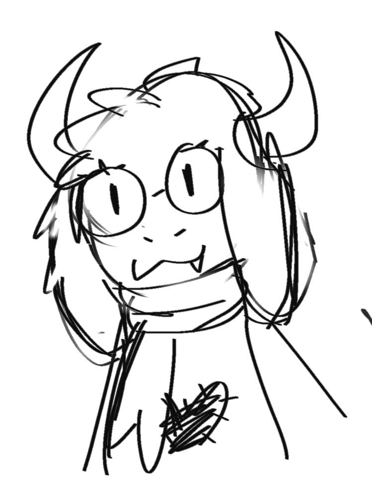 marsybarzNG's tweet image. #deltarune sketches