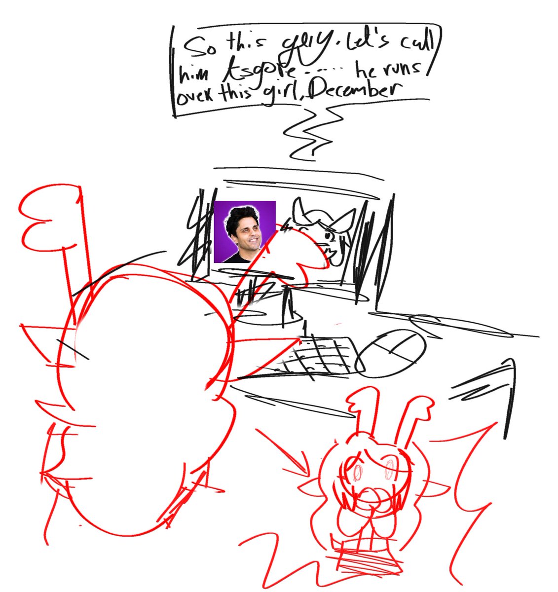 marsybarzNG's tweet image. #deltarune sketches