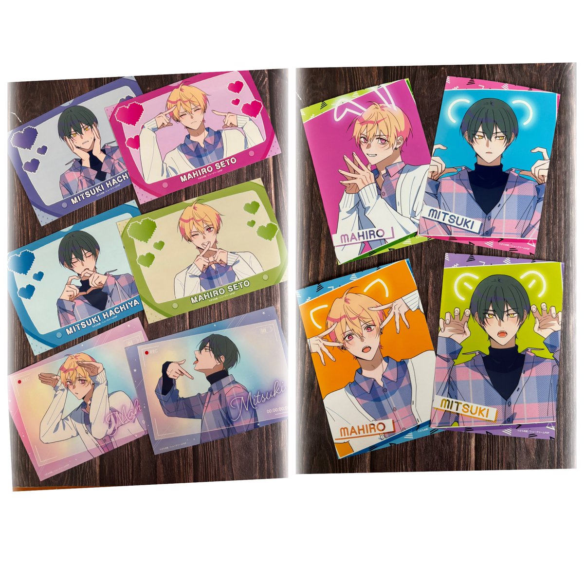 in_sabo10's tweet image. #幕が下りたら僕らは番
【ドラマCD2巻発売記念🎊】
#ローソンプリント お迎えしました✨
せとみつ、色んな表情、ポーズ、可愛い💕
#ざらめ鮫 先生