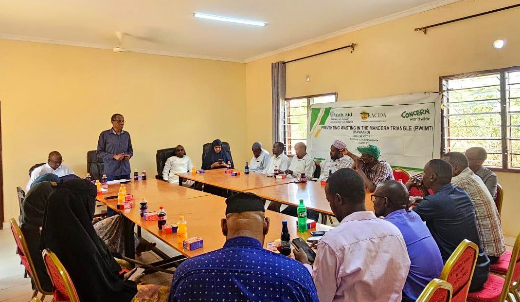 RACIDA, in partnership with <a href="/Concern/">Concern Worldwide</a> and with support from <a href="/Irish_Aid/">Irish Aid</a> facilitated a Gender Technical Working Group (#GTWG) meeting in Mandera North under the #HANAANO Program.

Chaired by the Deputy County Commissioner, the forum brought together government, CSOs, religious