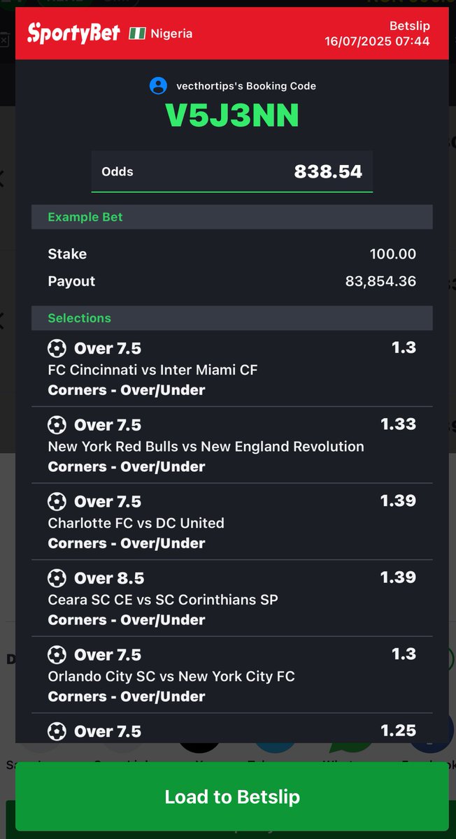 VecthorTips's tweet photo. FT CORNER 

V5J3NN  📌 [838 odds]

JK2HGE 📌  [678 odds]

Join tel💨 https://t.co/qr4EhRYG1h https://t.co/QW3dJDO1rb