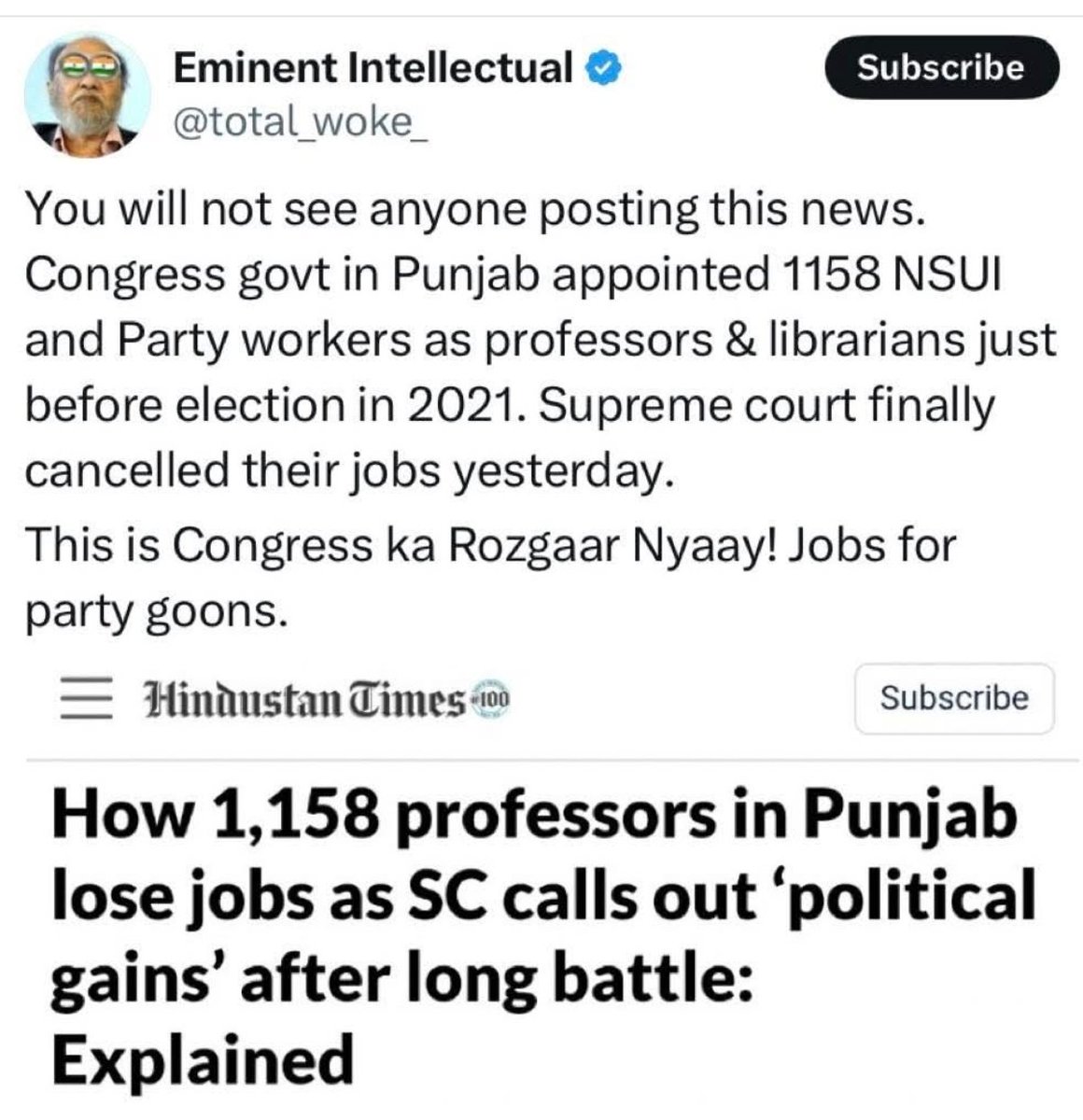 ChelSrinivas's tweet photo. @mrs_roh08 Ya sure soros ka chamcha. BTW any tweet about this? https://t.co/1U8p9vvb8C