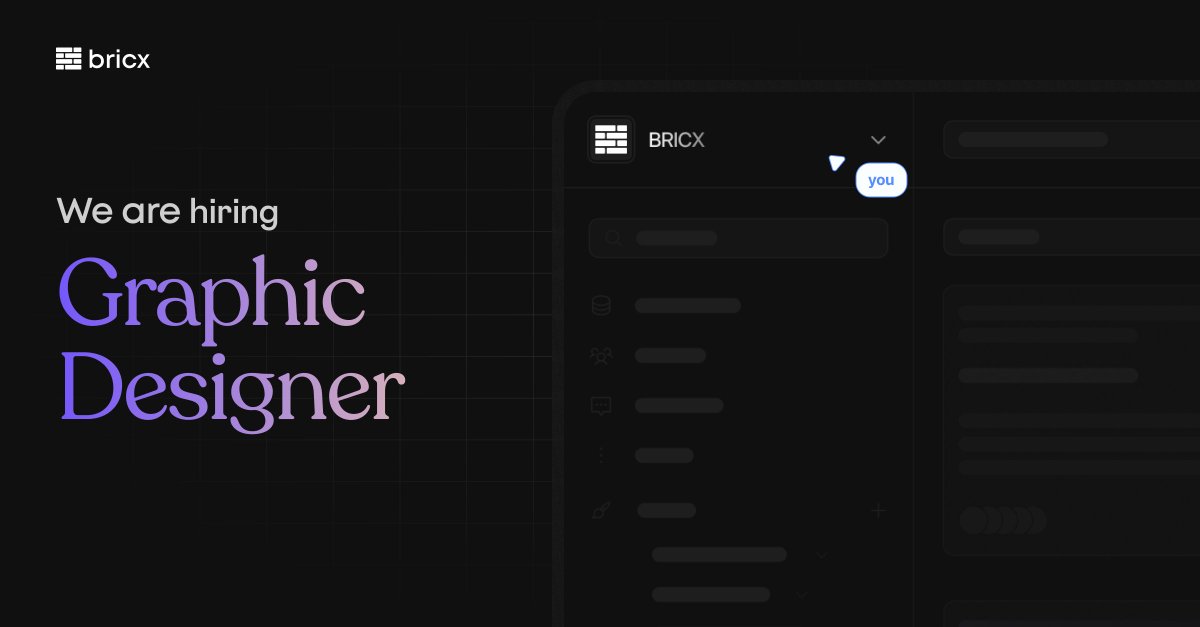 siddharthvij_'s tweet image. We're hiring for 2 freelance graphic designers at Bricx
Requirements are pitch decks, social media posts, website creatives, and more.
Reply to this tweet with images of your best work.
(no links please)
I will reach out to you.