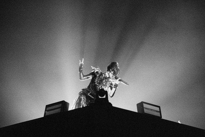 On stage media image