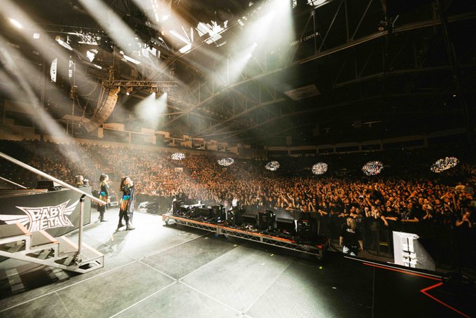 On stage media image