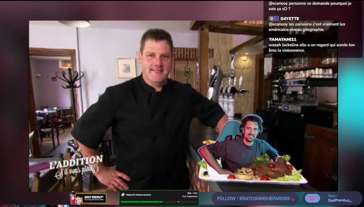 Je donnerais pas de contexte.
Débrouillez vous.
Venez sur les lives.