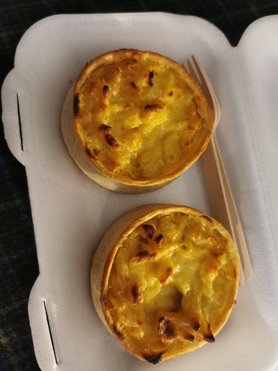 Macaroni pie for breakfast. Magnificent.