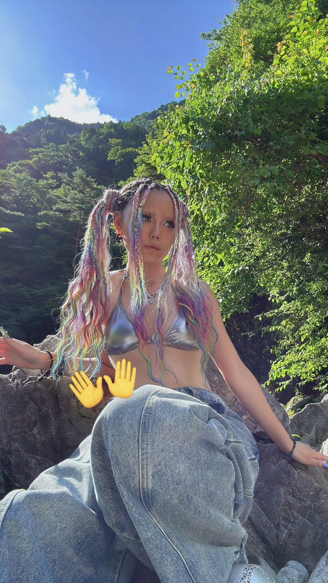 この後でかい岩登ってたら大ゴケした