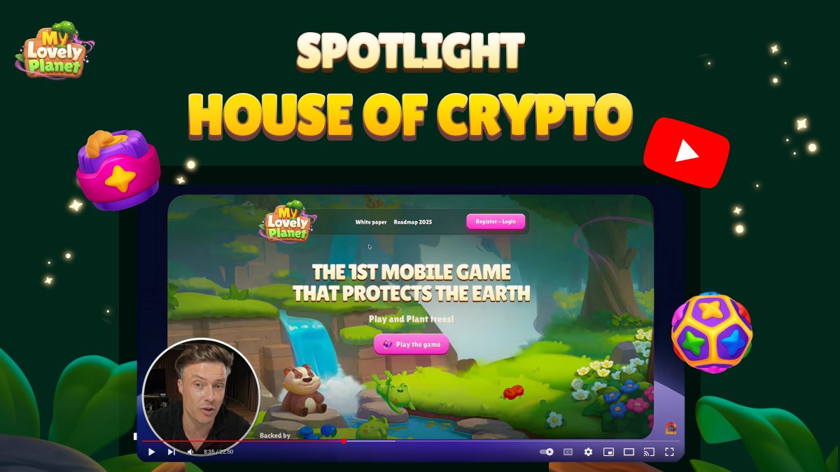 My Lovely Planet (@mylovelyplanet1) on Twitter photo 📢Huge shoutout to <a href="/Peter_thoc/">The House Of Crypto</a> for featuring My Lovely Planet in his latest video!
👉youtube.com/watch?v=7t42qO…
He absolutely nailed the vision behind $MLC and why we’re leading Web3 mobile gaming 🔥
🙏 Watch it, like it and share it to the world
🎯Let’s show him the power of our 📢Huge shoutout to <a href="/Peter_thoc/">The House Of Crypto</a> for featuring My Lovely Planet in his latest video!
👉youtube.com/watch?v=7t42qO…
He absolutely nailed the vision behind $MLC and why we’re leading Web3 mobile gaming 🔥
🙏 Watch it, like it and share it to the world
🎯Let’s show him the power of our
