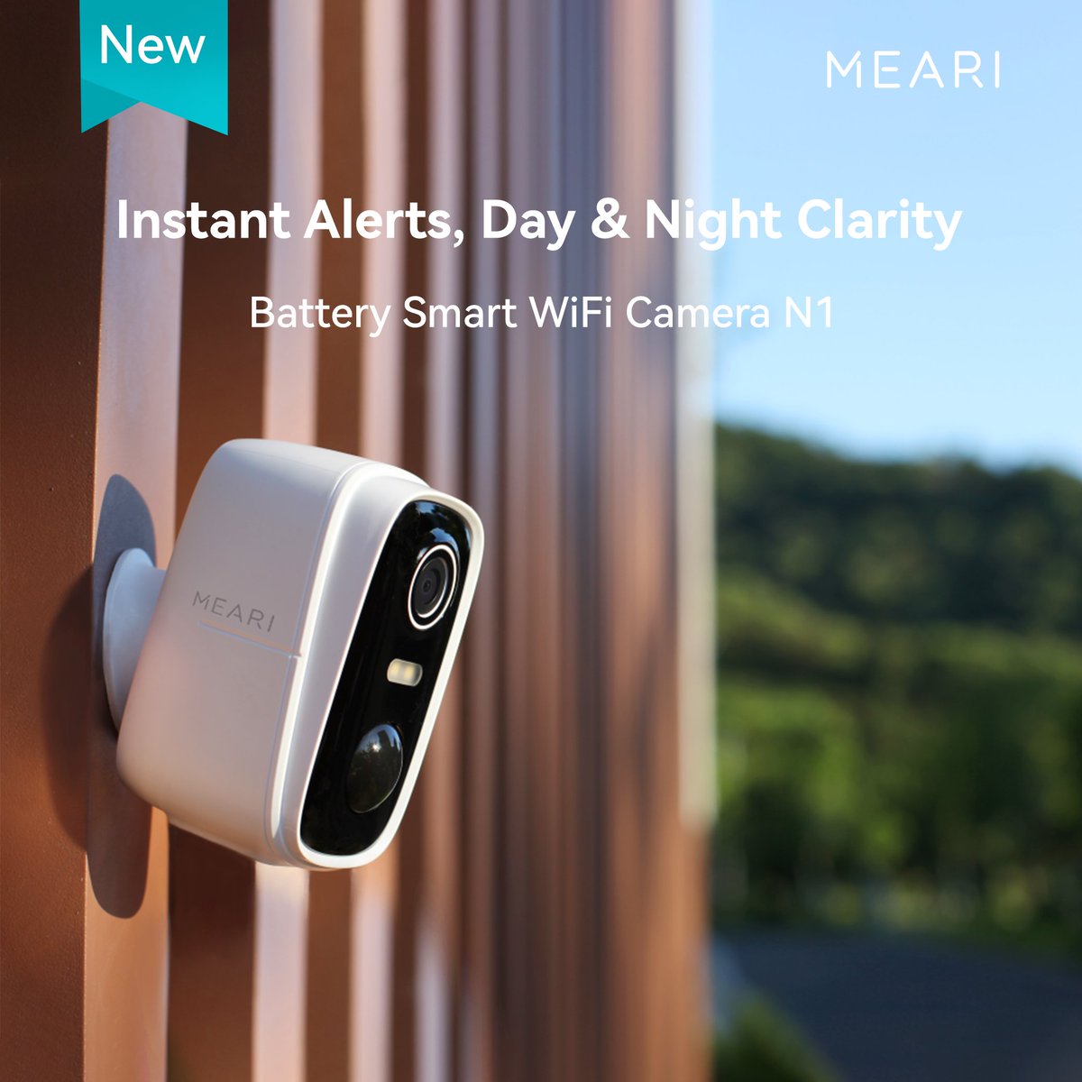 MeariGlobal's tweet photo. MEARI N1 Plus Outdoor Camera: No wiring, smart AI detection, 2-way audio, color night vision &amp; easy install. Works anywhere! 
🔗 Learn more: https://t.co/wdP4cK8OgU
#MEARI #SmartHome #WiFiCamera #SSL https://t.co/TqlS5jjjFR