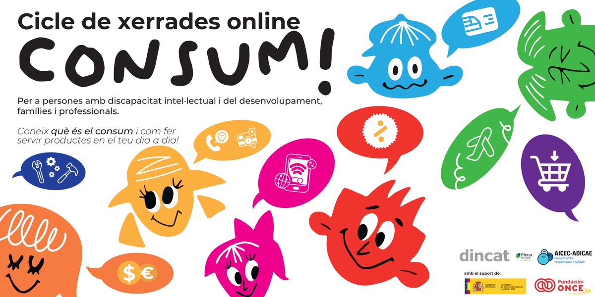 Aquest setembre arrenca el cicle de xerrades Consum!
🤝 Amb <a href="/AicecAdicae/">AICEC-ADICAE</a>, oferim un espai per conèixer i defensar els drets com a persones consumidores.

📅 Inscriu-te i informa’t de totes les dates!
SETEMBRE: mcusercontent.com/7756d6e93f8b40…
 
+Info: mcusercontent.com/7756d6e93f8b40…