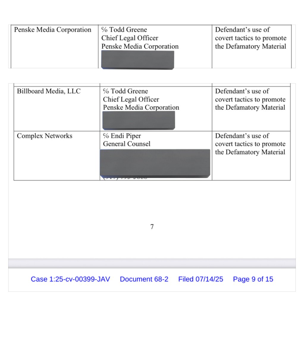 OVODocket's tweet image. On June 2, Drake's legal team revised their discovery requests to include more individuals and entities.
Penske Media Corporation (PMC) was named. PMC owns and has equity in media brands such as Billboard, Rolling Stone, Variety, and Music Business Worldwide.
Last week,…