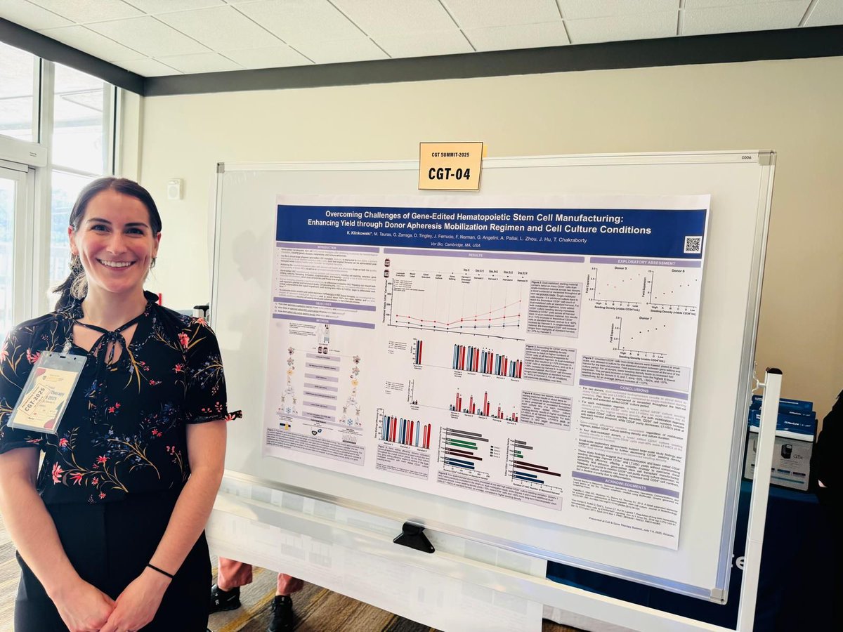 uniscigroup's tweet photo. 🧬 Spotlight on Innovation: Poster Presentations at CGT Summit 2025 🧬
One of the most engaging segments of the CGTsummit2025 was the Poster Presentation Session, where researchers and young scientists shared cutting-edge developments in cell and gene therapy.
#CGTSummit2025 #USG https://t.co/9Vjh9Nw7Nd