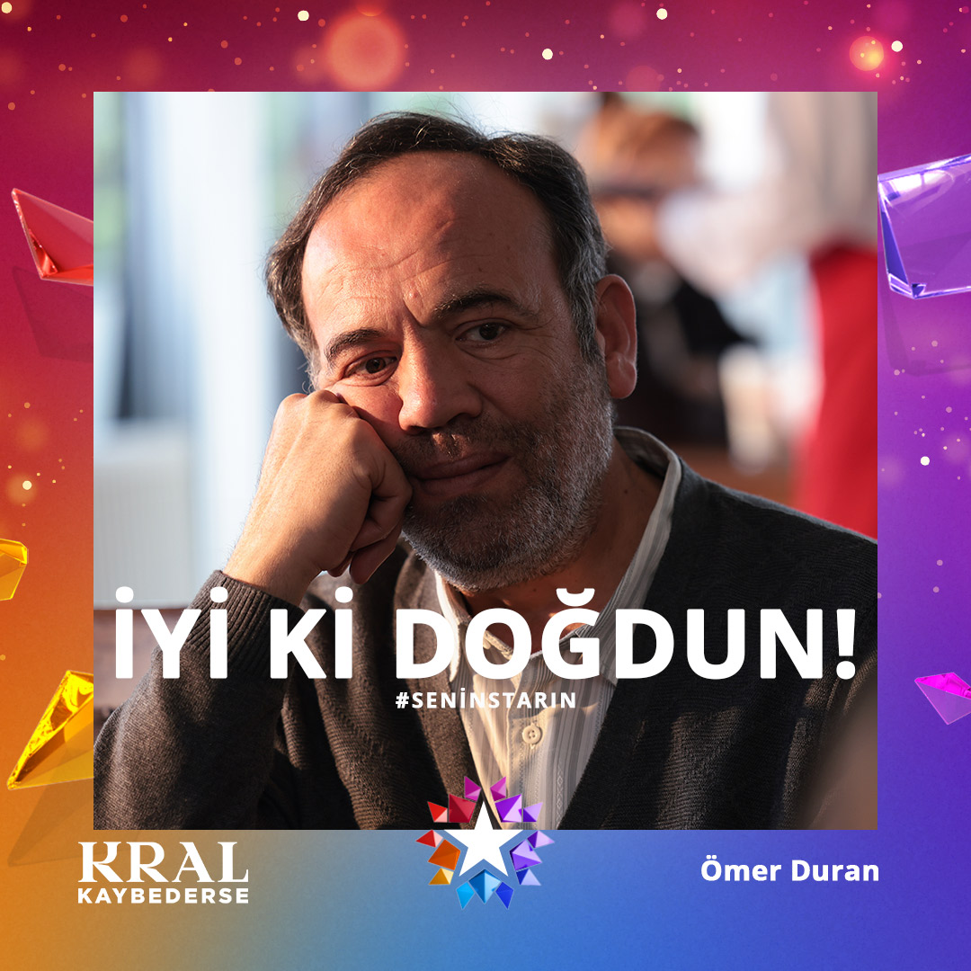 startv's tweet image. İyi ki doğdun Ömer Duran! 🎂 

#KralKaybederse #seninstarın