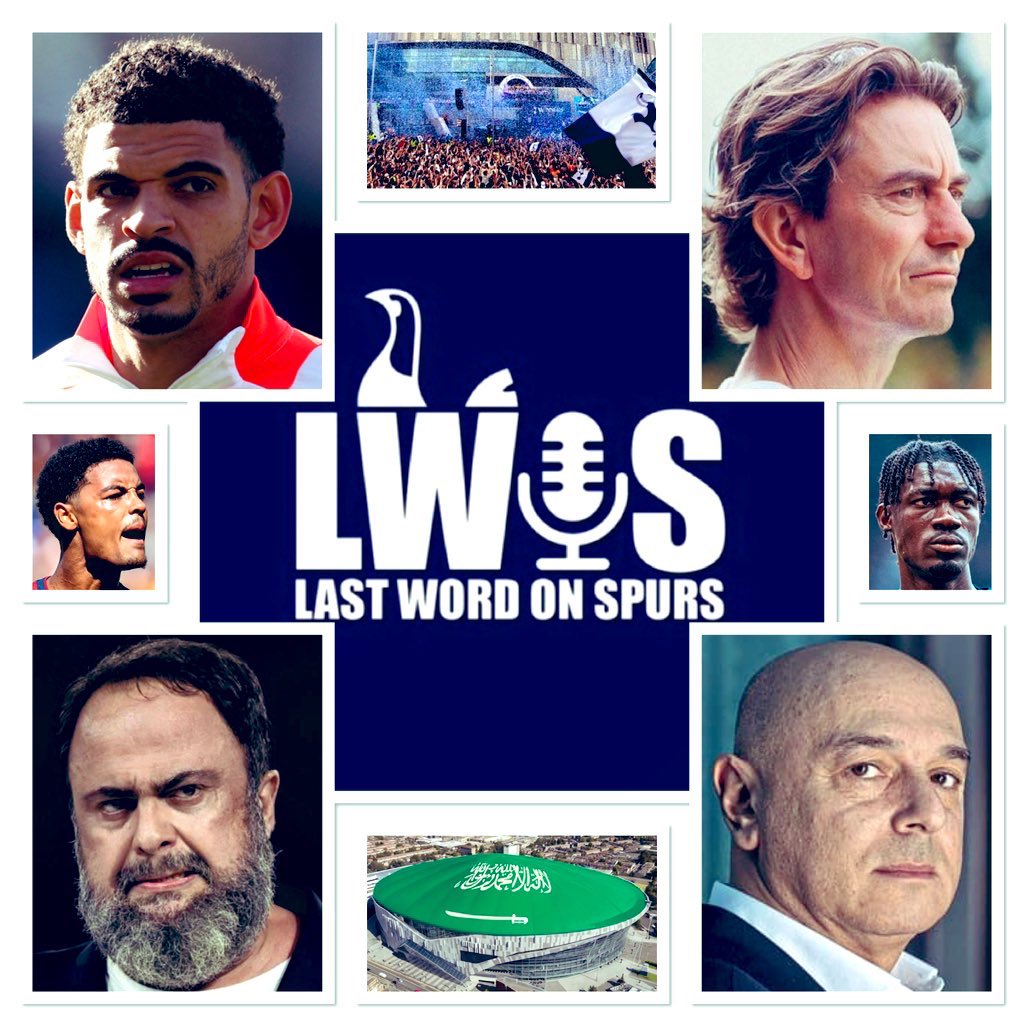 🚨𝐍𝐄𝐖 | @MattHayesTHFC, @Mitch_Fretton, <a href="/GaryRWard/">Gary Ward</a>, @Levynomics1882

⚖️Gibbs-White Transfer
💷Cash Injection
🏟️Stadium Sponsorship/Naming Rights
🧩Transfer News Round-Up

🎙Podcast: pod.fo/e/2fce2f
📺YouTube: youtube.com/live/i6Trnya2k…

#THFC | #COYS | #TOTTENHAM | #SPURS