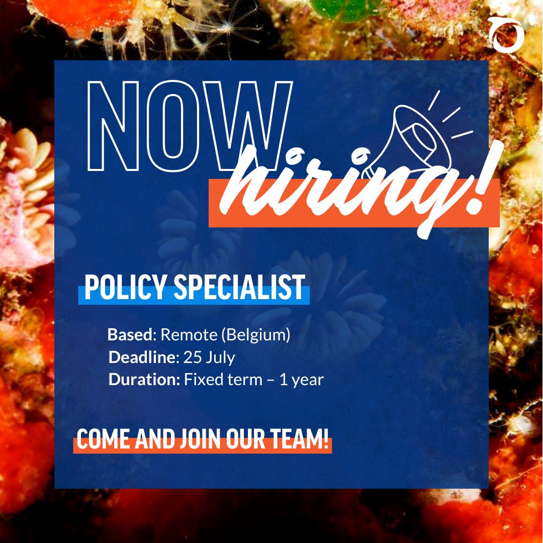 We are looking for a Policy Specialist to join our Campaigns team. This role is an exciting opportunity to shape EU ocean policies and push for ambitious action on fisheries, biodiversity, and marine protection.

Apply here ➡️ europe.oceana.org/employment/pol…